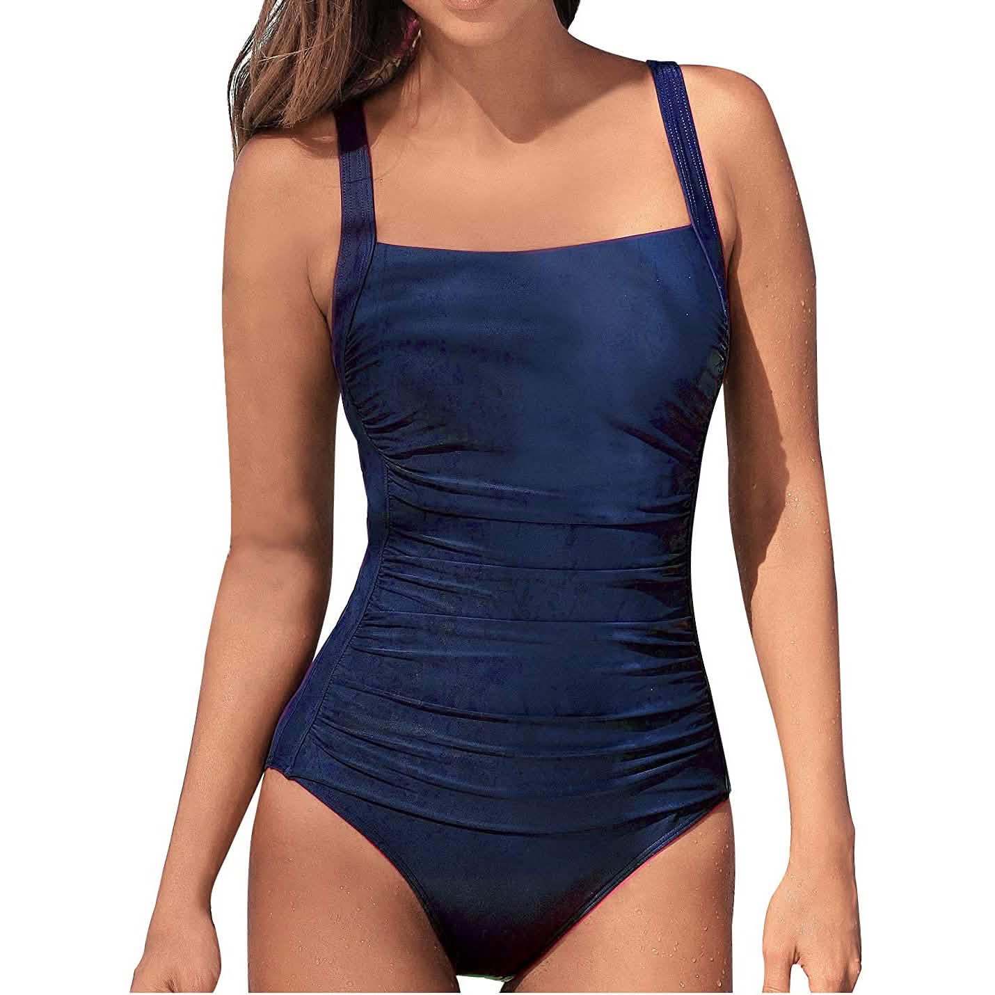 Einteiliger Retro-Badeanzug für Damen