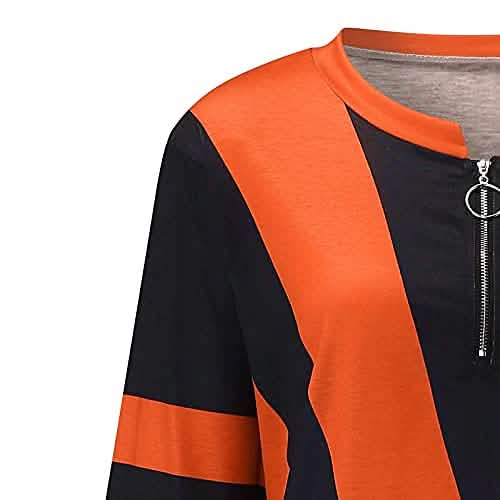 Damen-Reißverschluss-Langarmshirt