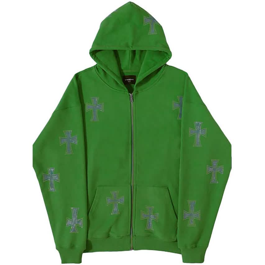 Sportlicher Kapuzenpullover mit Reißverschluss für Damen