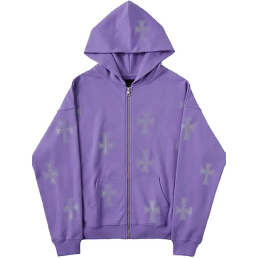 Sportlicher Kapuzenpullover mit Reißverschluss für Damen