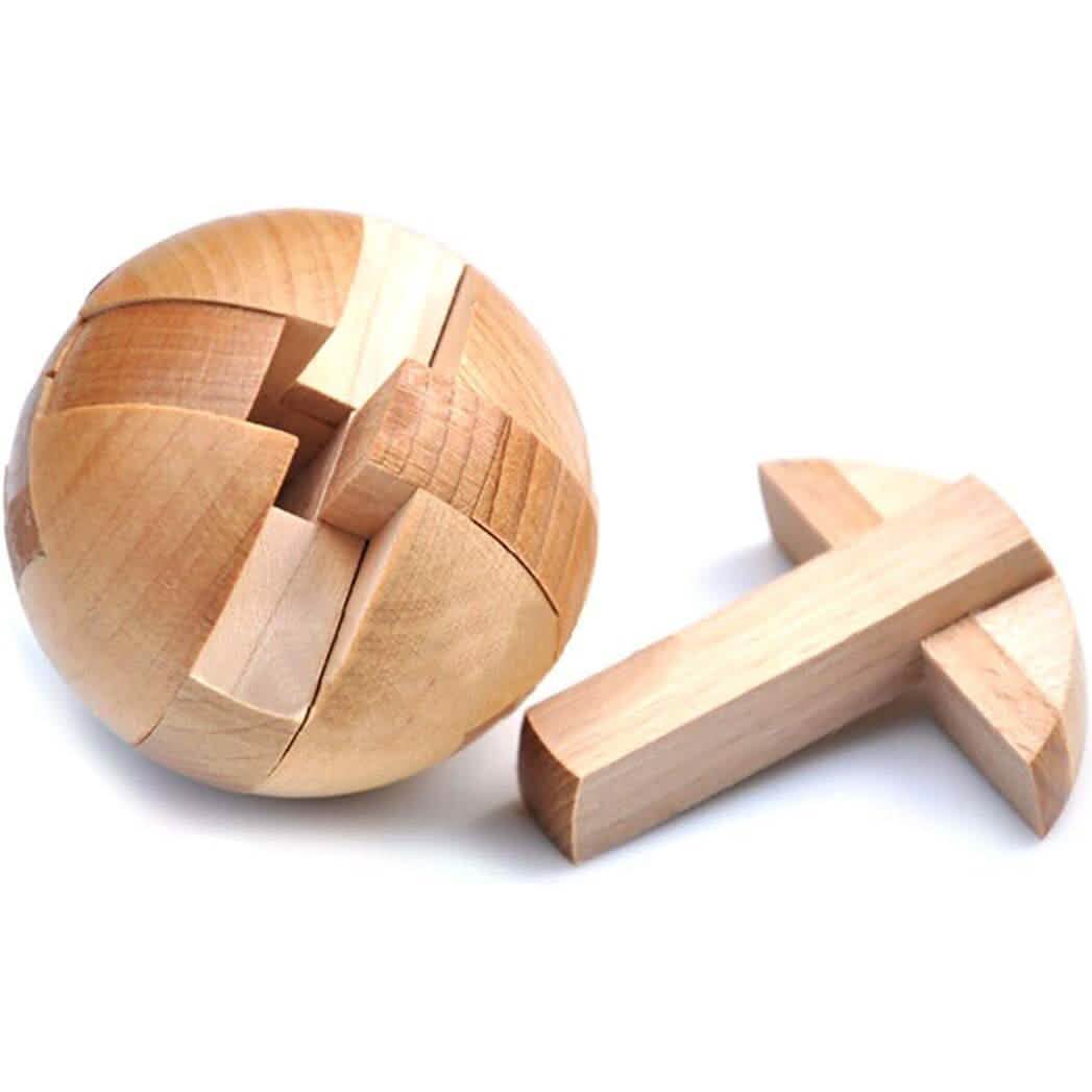 Holzpuzzle Magischer Ball Denkspiel Intelligenzspiel