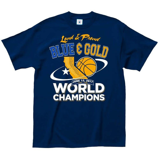 World Champs Golden State Warriors T-Shirt – Verschiedene Größen