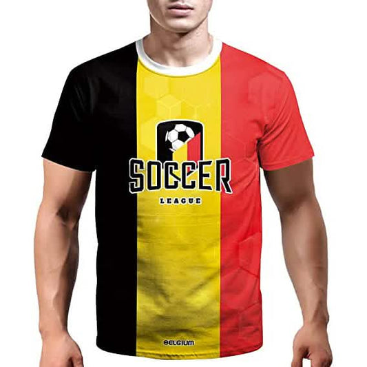 Fußballtrikots zur Weltmeisterschaft 2022 für Damen und Herren – Belgien