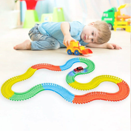 World Tech Toys Galaxy Flex-Track mit LED-Auto
