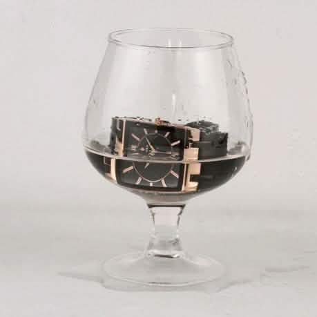WWOOR Luxus Herren-Armbanduhr mit Datumsanzeige, quadratisch