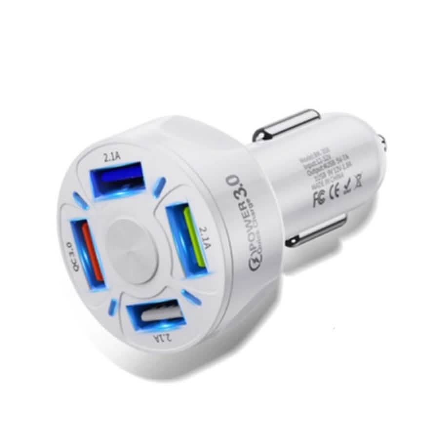 XIA LED 4-Port-Schnellladegerät für Autos