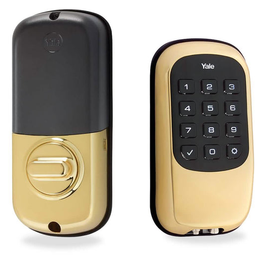 Yale YRD110ZW605 Push Button Deadbolt Lock B1L YRD110-ZW-US mit Z-Wave