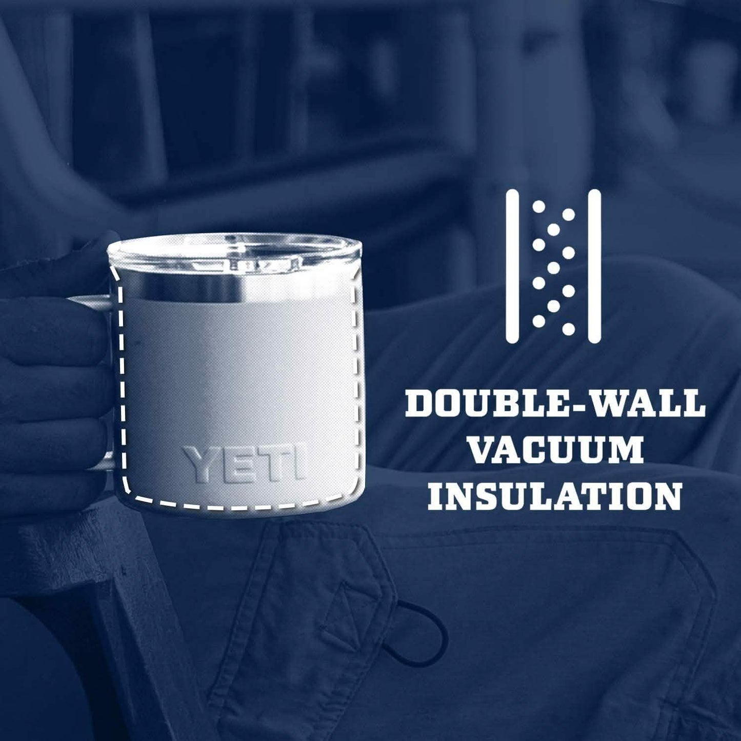 YETI Rambler 414 ml Edelstahlbecher