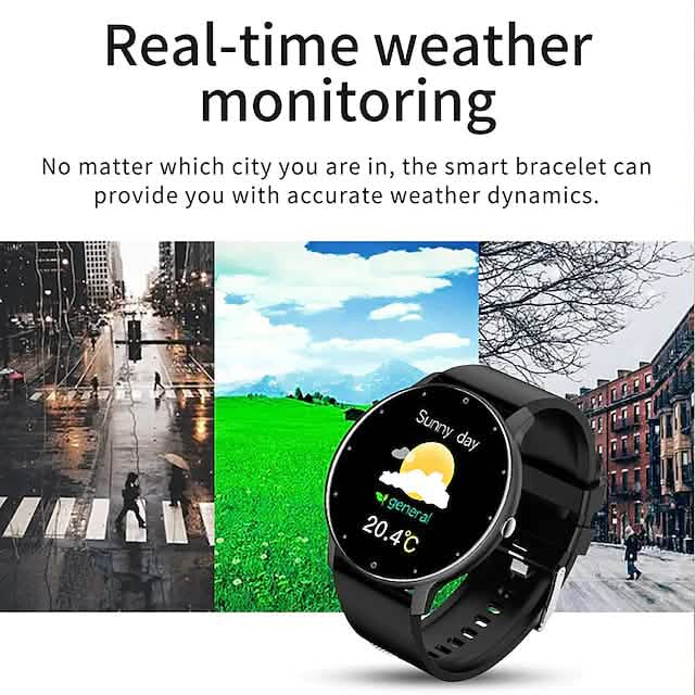 Zl02 Smartwatch 1,28 Zoll Smartwatch Fitness-Laufuhr
