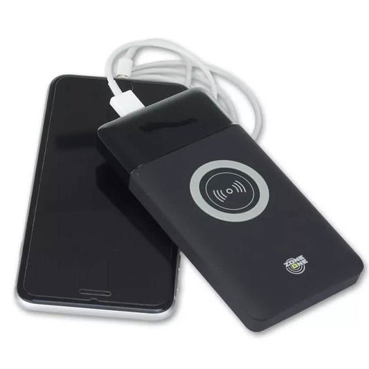Zone One 15.000mAh LED-Dual-USB- und kabellose Lade-Powerbank