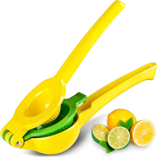 Zulay Metall 2-in-1 Zitronen-Limetten-Presse